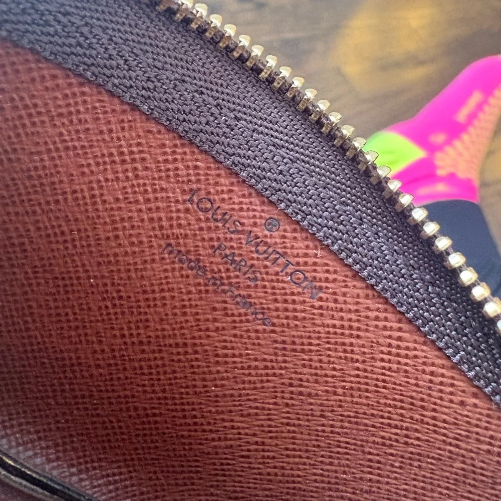 Louis Vuitton Brown Leather Pouch - Picture 2 of 6